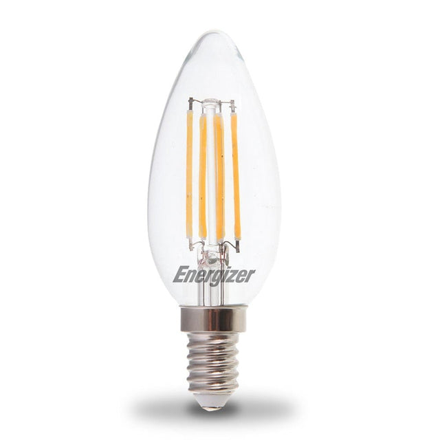 Energizer 4W - 40W LED Candle SES/E14 Filament Non - Dim Light Bulbs - S12869 - Energizer - Trade Counter Direct