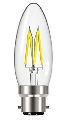 Energizer 5W - 40W Dimmable LED Candle BC/B22d Filament Light Bulbs - S12855 - Energizer - Trade Counter Direct