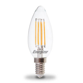 Energizer 5W - 40W Dimmable LED Candle SES/E14 Filament Light Bulbs - S12856 - Energizer - Trade Counter Direct