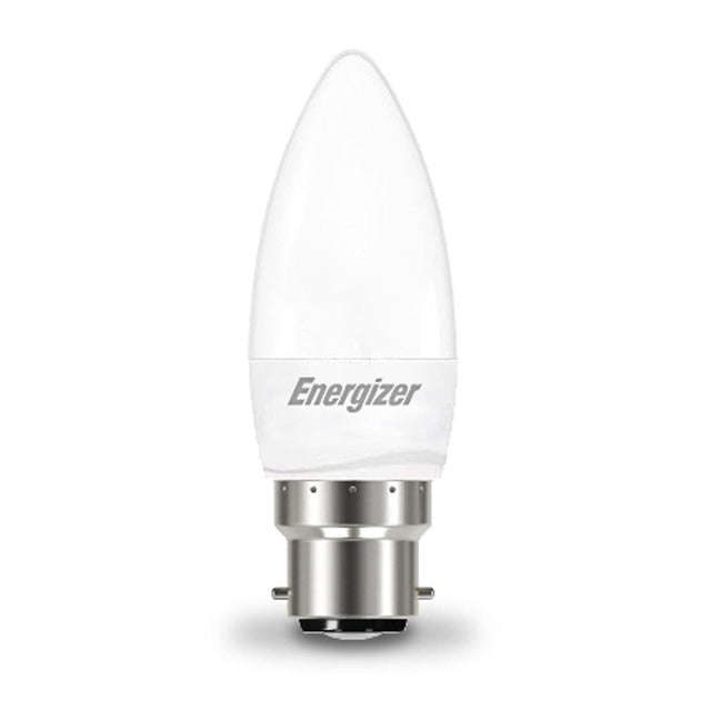 Energizer 6W - 40W LED Candle BC/B22d Non - Dim Daylight Light Bulb - S9416 - Energizer - Trade Counter Direct