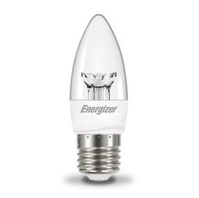 Energizer 6W - 40W LED Clear Candle ES/E27 Non - Dim Light Bulb - S8882 - Energizer - Trade Counter Direct