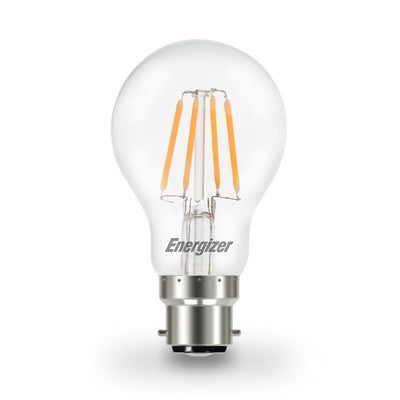 Energizer 7W - 60W Dimmable LED BC/B22d GLS Filament Light Bulb - S12851 - Energizer - Trade Counter Direct