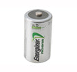 Energizer D Cell Rechargeable Batteries RD2500 mAH Pack of 2 - Rechargeable Battery - ENGRCD2500 - Energizer - Trade Counter Direct