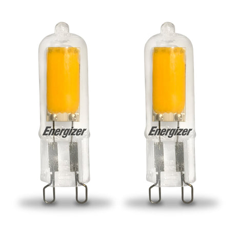 Energizer G9 2W - 20W LED Filament Non - Dim Bulb Warm White (Pack of 2) - S13013 - Energizer - Trade Counter Direct