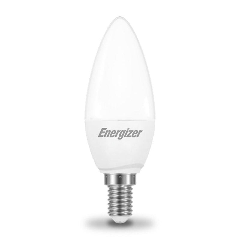 Energizer LED Candle E14 (SES) 470lm 4.9W 6,500K (Daylight) - S9418 - Energizer - Trade Counter Direct