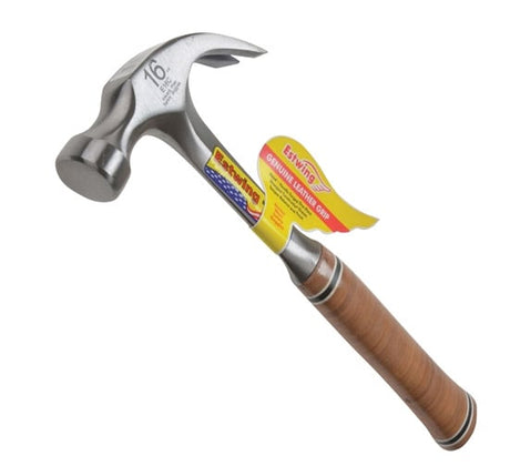 Estwing E16 Claw Hammers Leather Grip 16/20/24oz - ESTE16C - Estwing - Trade Counter Direct