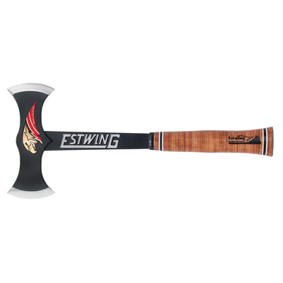 Estwing EDBA Black Eagle Double Bit Axe with Leather Grip, 17" - DR-24057 - Estwing - Trade Counter Direct