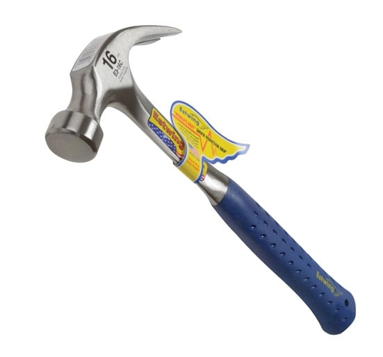 Estwing - Vinyl Grip Curved Claw Hammer 16/20oz - ESTE320C - Estwing - Trade Counter Direct