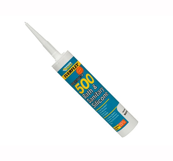 Everbuild Bath & Sanitary Silicone Sealants 500