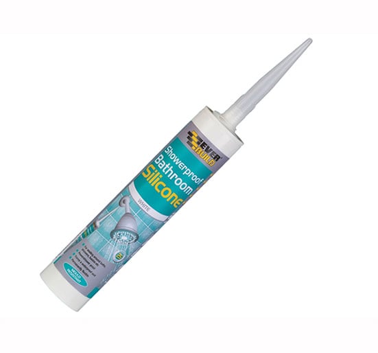 Everbuild Showerproof Bathroom Silicone Sealants - EVBSHOWTR - Everbuild - Trade Counter Direct
