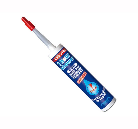 Evo - Stik 1 Hour Shower Sealant 310ml - EVO1HSCLEAR - Evo - Stik - Trade Counter Direct