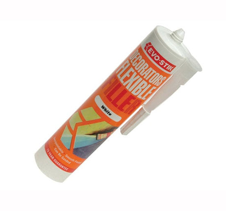 Evo - Stik Decorators Flexible Acrylic Filler - White C20 - White - EVODFFW - Evo - Stik - Trade Counter Direct