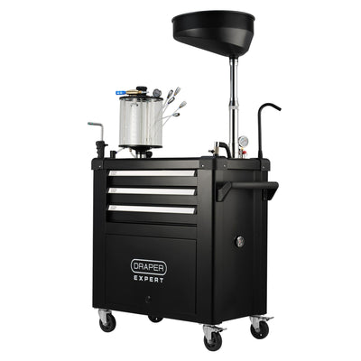 Expert Draper Expert Mobile Oil Service Station & Chamber and Oil Drain Pan - DR-30205 - Draper - Trade Counter Direct