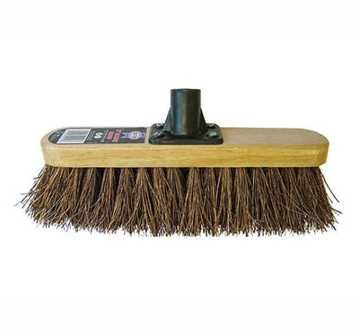 Faithfull Broom Head Bassine Varnished 300mm (12in) Threaded Socket - Head 300mm 12 inch - FAIBRBASS12R - Faithfull - Trade Counter Direct