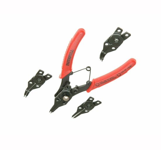 Faithfull Circlip Plier Set - Plier Set - FAIPLCIRSET - Faithfull - Trade Counter Direct