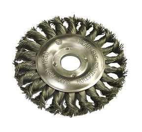 Faithfull Circular Wire Brush 125 x 12 x 22.2mm 0.50mm Wire - Wire Wheel - FAIWBCT125 - Faithfull - Trade Counter Direct