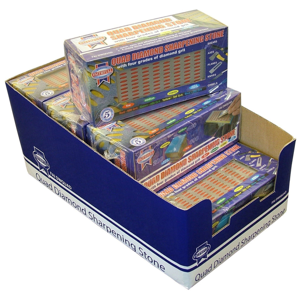Faithfull - Diamond Sharpening Stone - Type - FAIDWQUAD - Faithfull - Trade Counter Direct