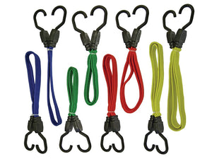 Faithfull Flat Bungee Cord Set of 8 - Bungee Cord - FAITDBUNG8 - Faithfull - Trade Counter Direct