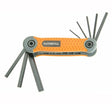 Faithfull Folding Hex Key Set 8 Metric (1.5 - 8mm) - Key Hexagon Set - FAIHKSF8M - Faithfull - Trade Counter Direct