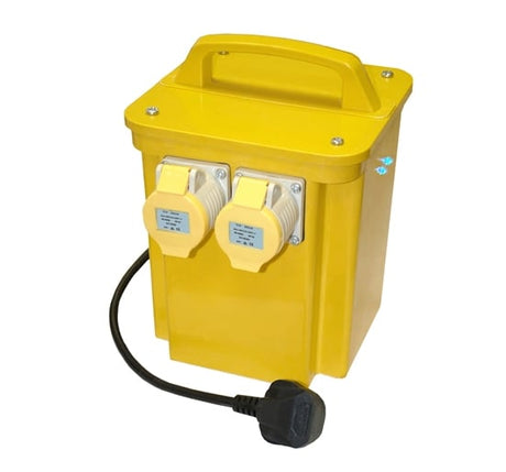 Faithfull FPPTRAN33A Transformer 3.3kva Dual Socket - FPPTRAN33A - FPPTRAN33A - Faithfull - Trade Counter Direct