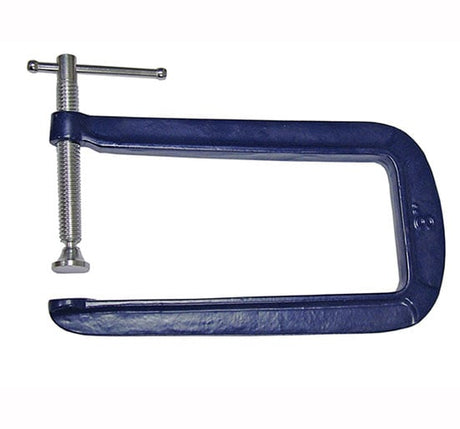 Faithfull G Clamp Deep Throat 200mm (8in) Cap 85mm (3in) - Clamp G - FAIG8DT - Faithfull - Trade Counter Direct