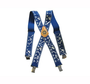 Faithfull Heavy - Duty Braces 50mm Wide - Blue - Braces Trouser - FAIBRACESTM - Faithfull - Trade Counter Direct