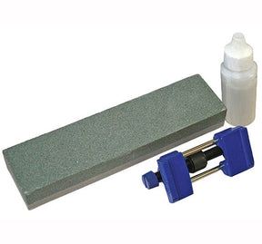 Faithfull Oilstone 200mm & Honing Guide Kit - Stone Oil - FAIOS8CHG - Faithfull - Trade Counter Direct
