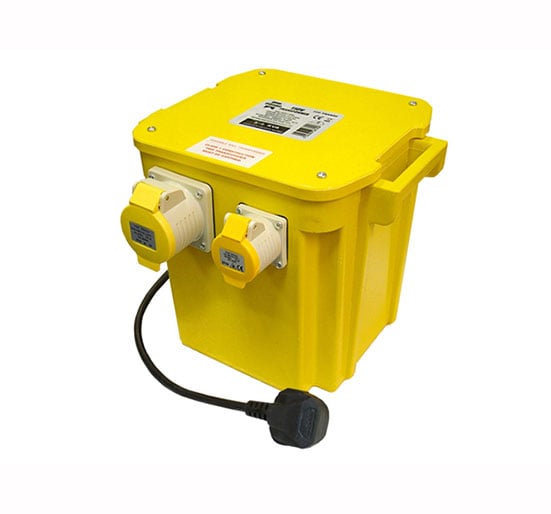 Faithfull Power Plus 5 KVA Triple Outlet Transformer - Transformer Portable - FPPTRAN5 - Faithfull Power Plus - Trade Counter Direct