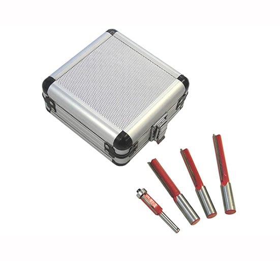 Faithfull Set (4) Kitchen Worktop Cutters - Routerbit Worktop - FAIRBSKWJ - Faithfull - Trade Counter Direct