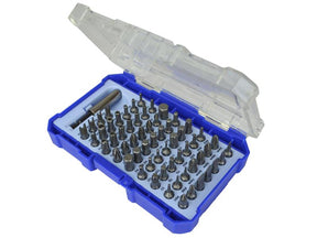 Faithfull Titanium Screwdriver Bit Set Cv 61pc - 61 Piece Set - FAISBSET61 - Faithfull - Trade Counter Direct