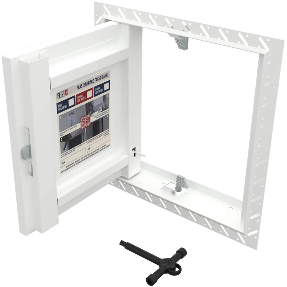 FlipFix Plasterboard Access Panels - Standard Lock Fire Rating and Size Options