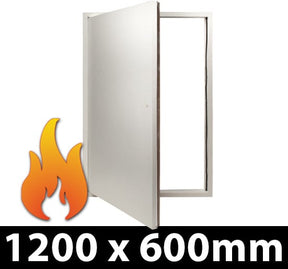 Fire Rated Riser Door Access Panel 1200 x 600mm - Picture Frame - RISERDOORFRPF1200 - Access Panels - Trade Counter Direct