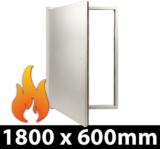 Fire Rated Riser Door Access Panel 1800x600mm - Picture Frame
