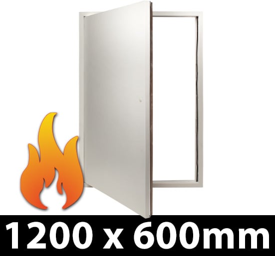 Fire Rated Riser Door Access Panel 1200 x 600mm - Picture Frame