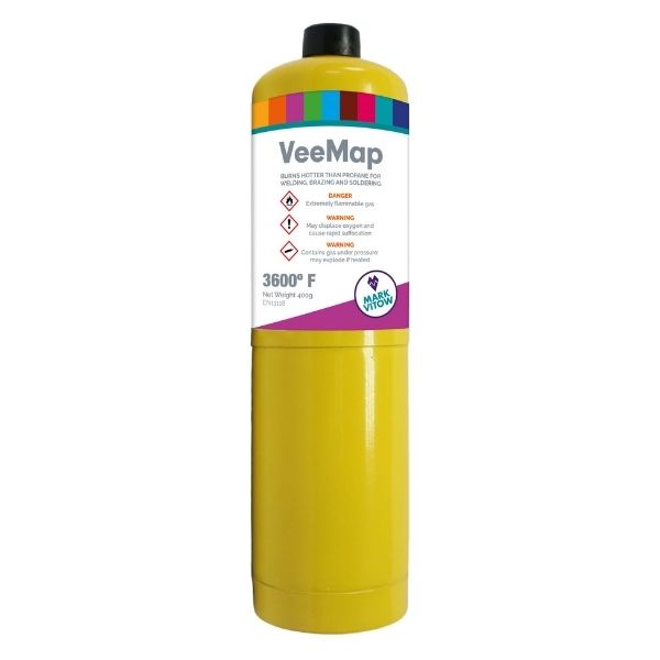Firemaster Veemap Map Style Gas Cylinder 400G - VMAP - MV-VMAP - Mark Vitow - Trade Counter Direct