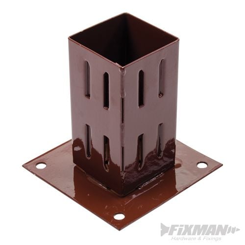 Fixman Easy Grip Post Shoe 75 x 75mm - 376663 - 376663 - Fixman - Trade Counter Direct