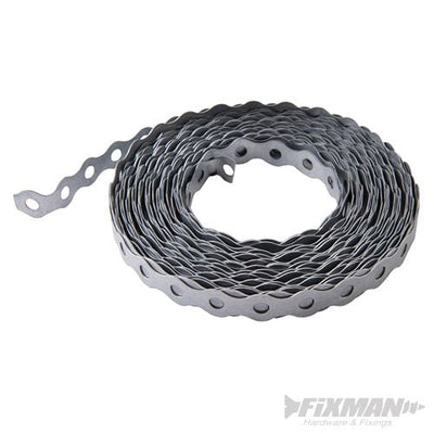 Fixman Galvanised Fixing Band 12mm x 10m - 491486 - 491486 - Fixman - Trade Counter Direct