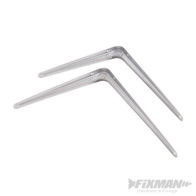 Fixman London Grey Shelf Bracket 20pce 350 x 300mm - 290981 - 290981 - Fixman - Trade Counter Direct