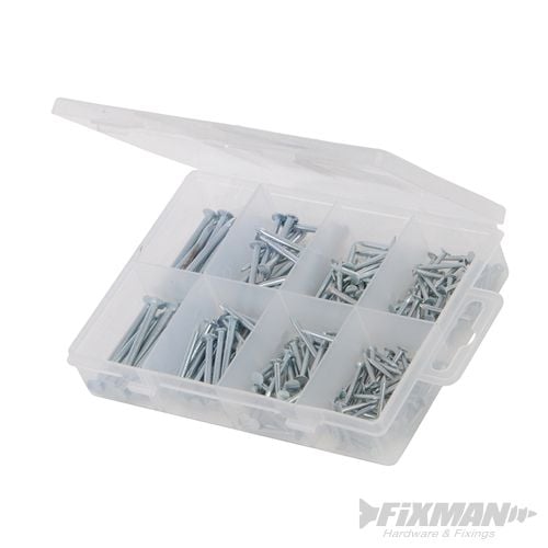Fixman Masonry Nails Pack 200pce - 875781 - 875781 - Fixman - Trade Counter Direct
