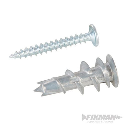 Fixman Self - Drill Fixings 100pk Metal 12 x 32mm - 825735 - 825735 - Fixman - Trade Counter Direct
