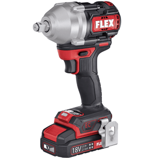 FLEX 18V IW 1/2" 750 18.0 - EC C – 18V Cordless Impact Wrench, 750 Nm - FLEX530231 - Flex Power Tools - Trade Counter Direct