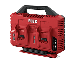 FLEX CA SP 2x 12/18 Double Quick Charger – Dual - Port 12V/18V Fast Battery Charging - flex533152 - Flex Power Tools - Trade Counter Direct