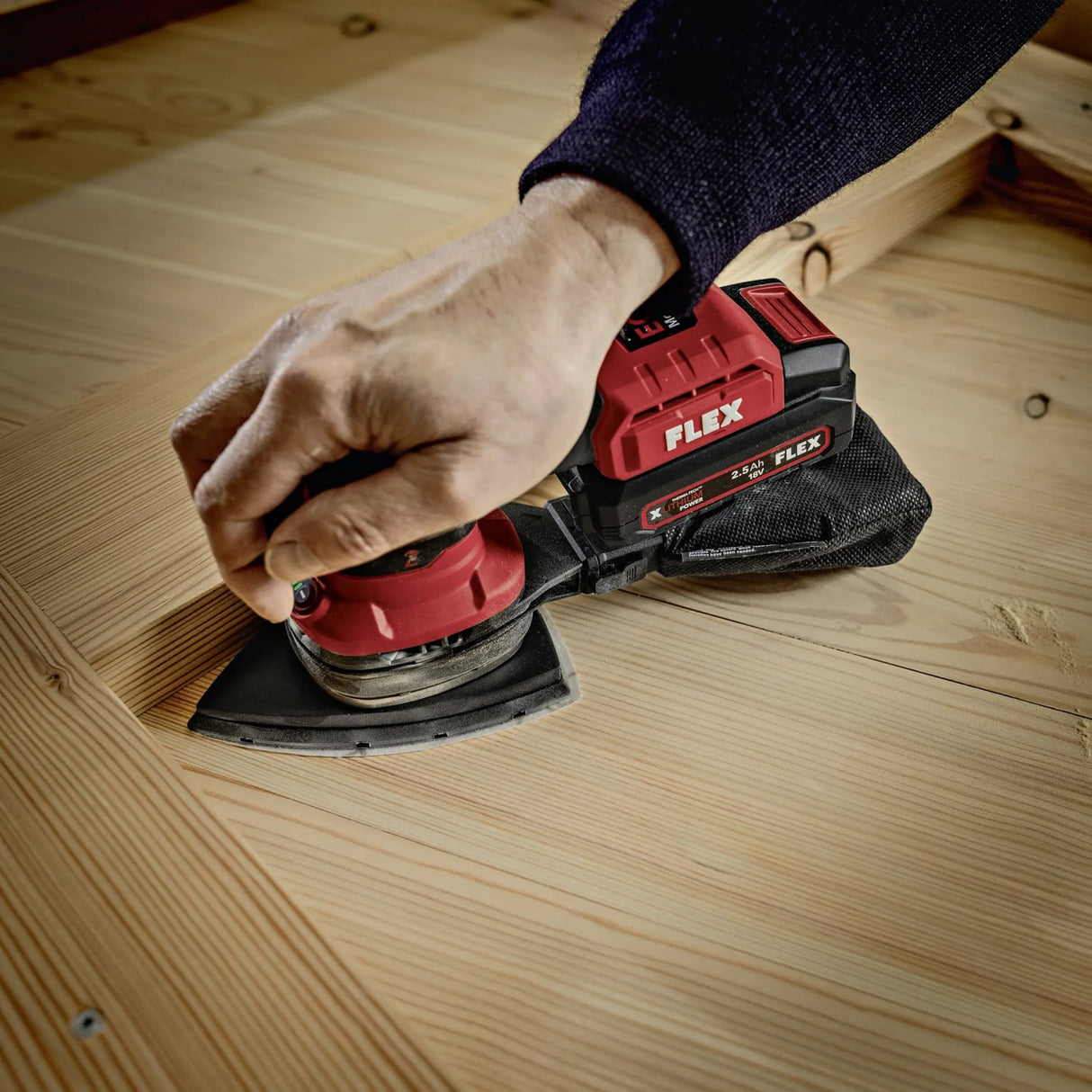 Flex ODE 2 - 100 18 - EC 18 V cordless delta sander with speed control - 532088 - FLEX532088 - Flex Power Tools - Trade Counter Direct