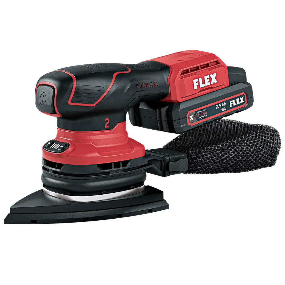 Flex ODE 2 - 100 18 - EC C 18 V cordless delta sander with speed control - 532087 - FLEX532087 - Flex Power Tools - Trade Counter Direct