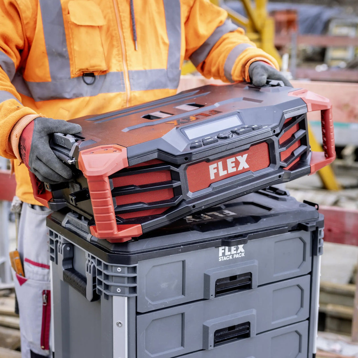 Flex STACK PACK carrying case kit 2 TK - L SP SET - 2 - 533247 - FLEX533247 - Flex Power Tools - Trade Counter Direct