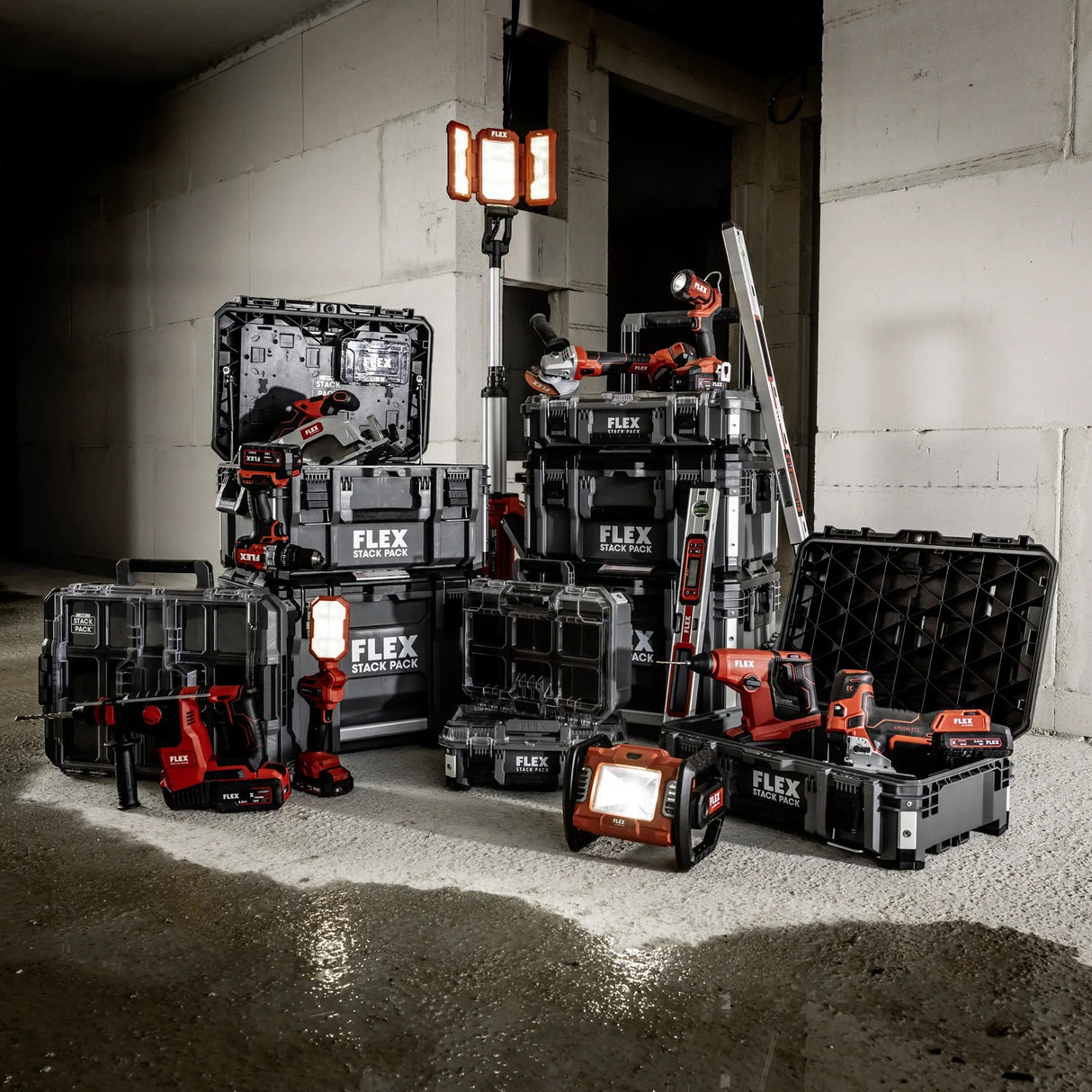 FLEX TK - L SP TB Top Box STACK PACK - 531466 - FLEX531466 - Flex Power Tools - Trade Counter Direct