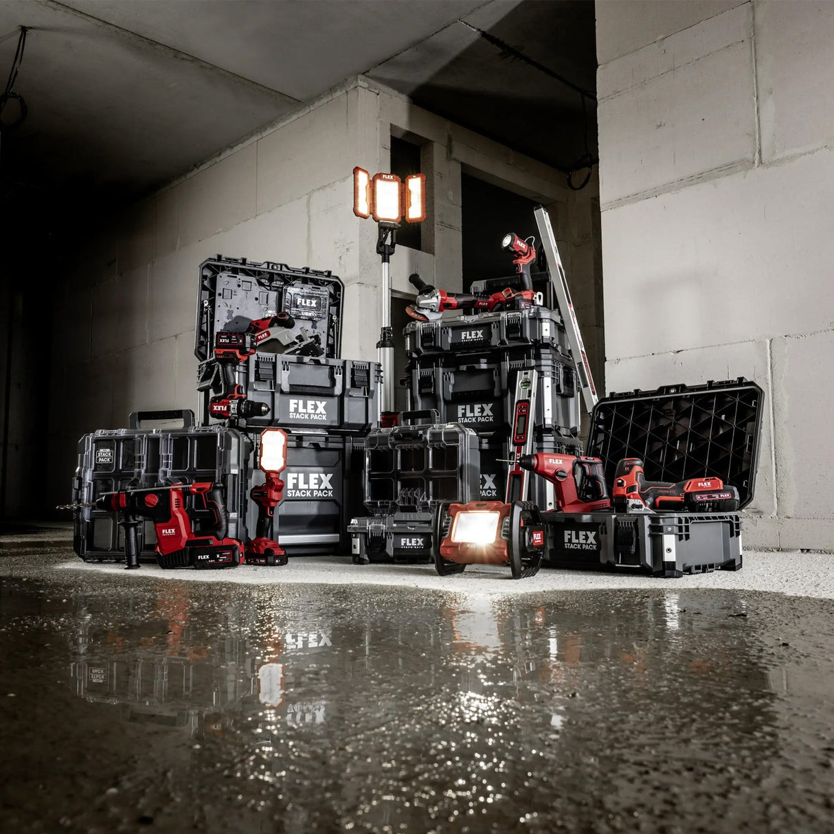 FLEX TK - L SP TB Top Box STACK PACK - 531466 - FLEX531466 - Flex Power Tools - Trade Counter Direct