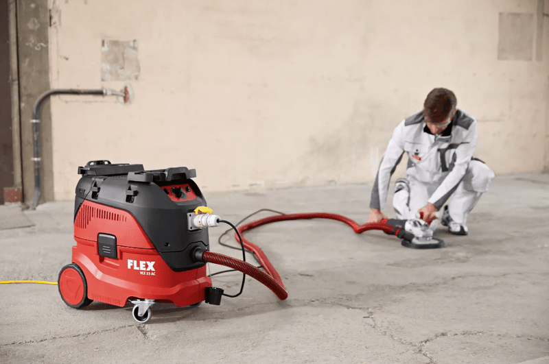 FLEX VCE 33 M AC 110V Safety Vacuum Cleaner – 30L, Auto Filter Cleaning, Class M - 110/BS - 4h - FLEX444243 - Flex Power Tools - Trade Counter Direct