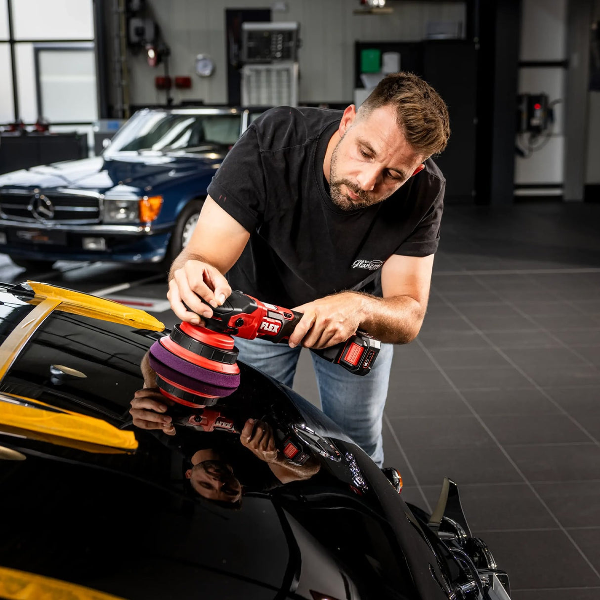 Flex XCE 8 150 18 - EC C - 18V Cordless eccentric polisher with forced rotation - FLEX532646 - Flex Power Tools - Trade Counter Direct