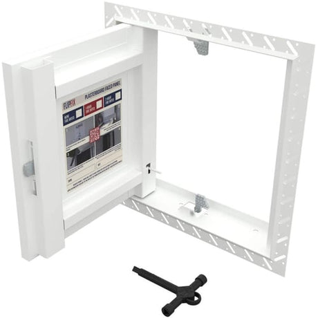 FlipFix Plasterboard Access Panels - Standard Lock Fire Rating - FF060BFPLAST150X150 - FlipFix Access Panels - Trade Counter Direct